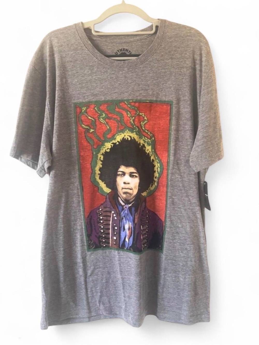 Lucky Brand Graphic Men’s T-Shirt with Colorful Portrait Print Size L